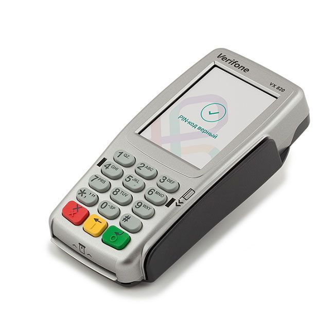Verifone VX820 - терминал (пин-пад) для интеграции с кассой 