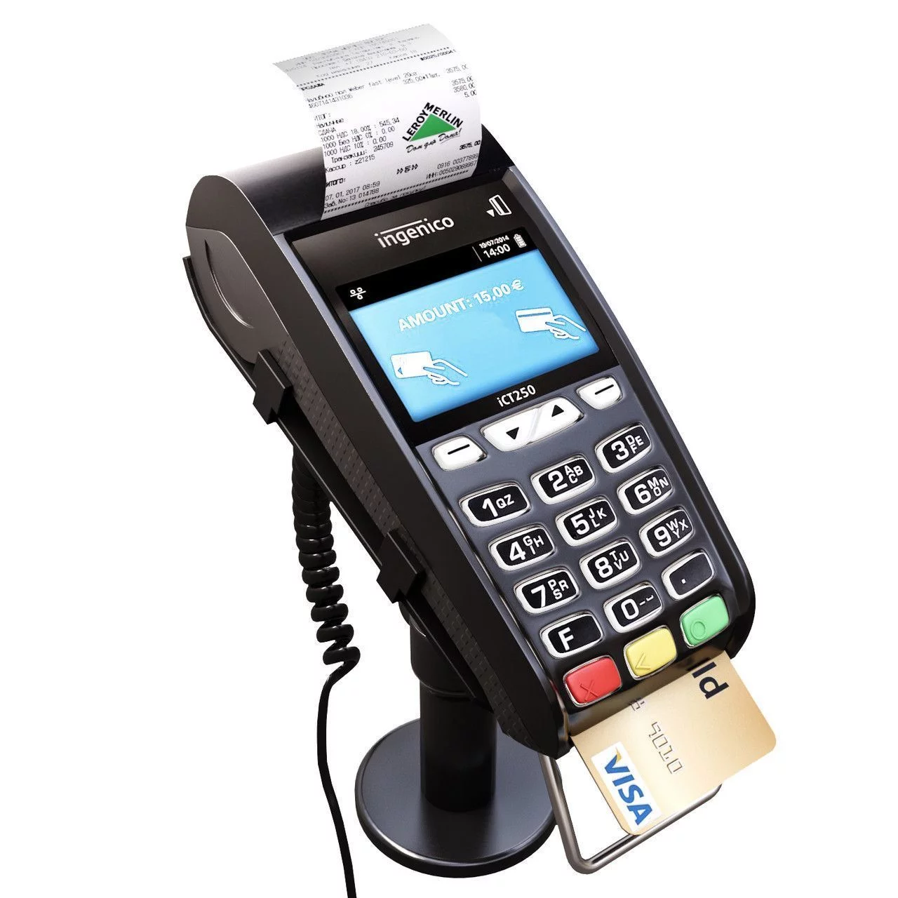 Стационарный POS терминал Ingenico ICT 250 GPRS/EM/CTLS