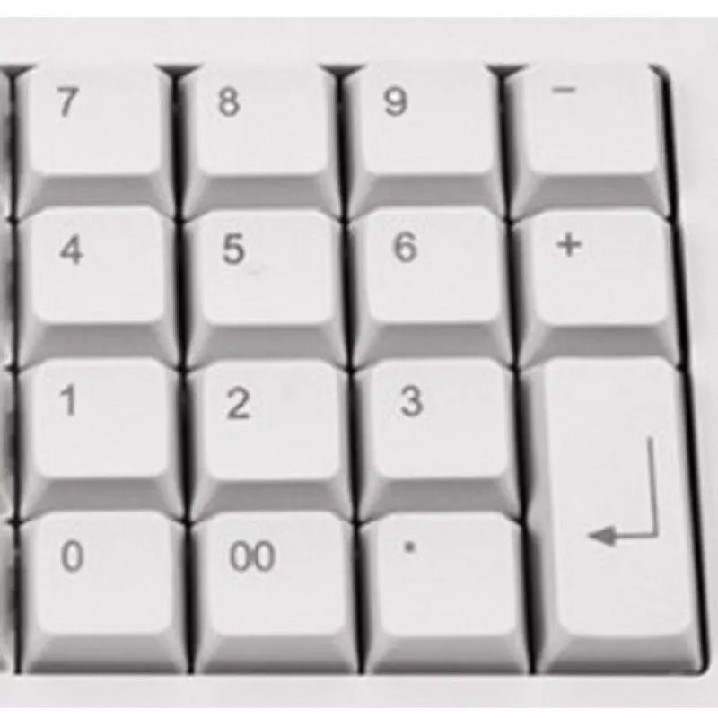 Набор кнопок с цифрами для KB-6600,  Ivory